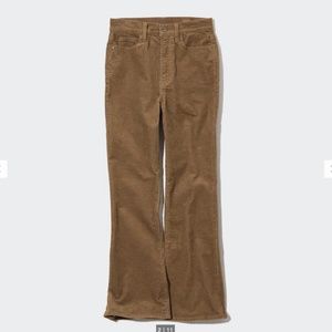 Corduroy Slim Flared Pants